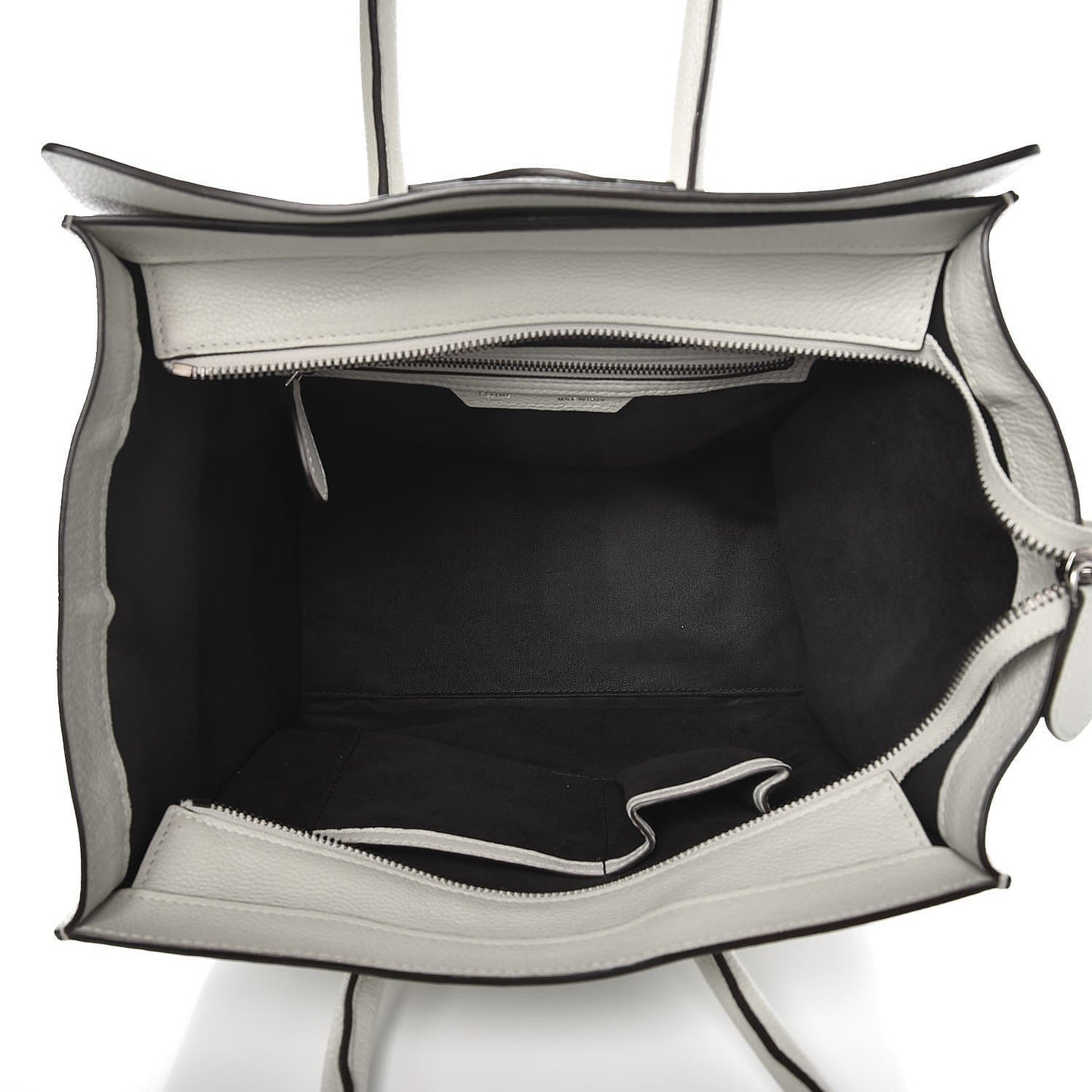 Drummed Calfskin Mini Luggage Lune