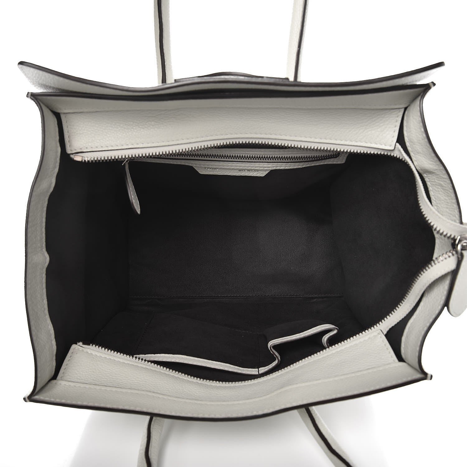 Celine Drummed Calfskin Mini Luggage Lune 5 of 11