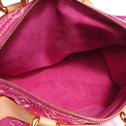 Louis Vuitton Monogram Denim Neo Speedy Fuchsia 5 of 7