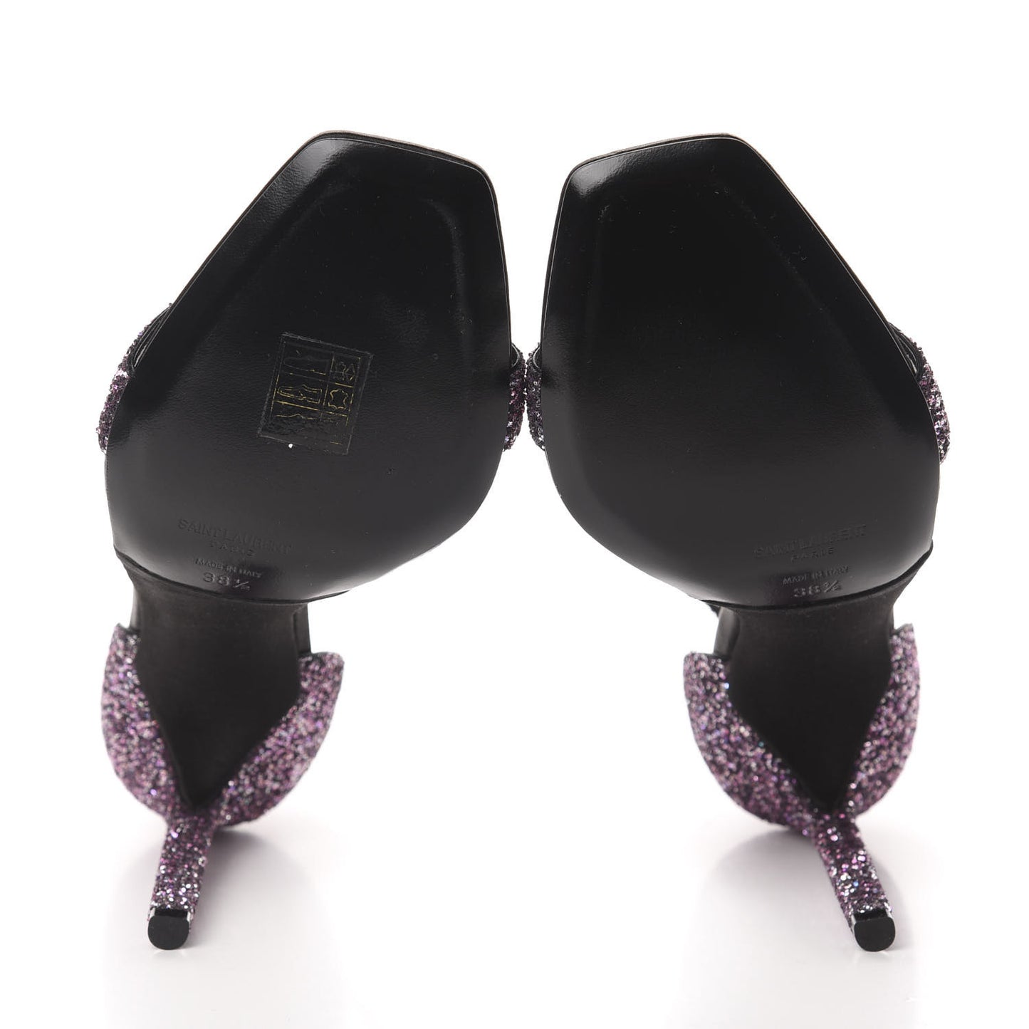 Glitter Amber 105 Ankle Strap Sandals 38.5 Pink