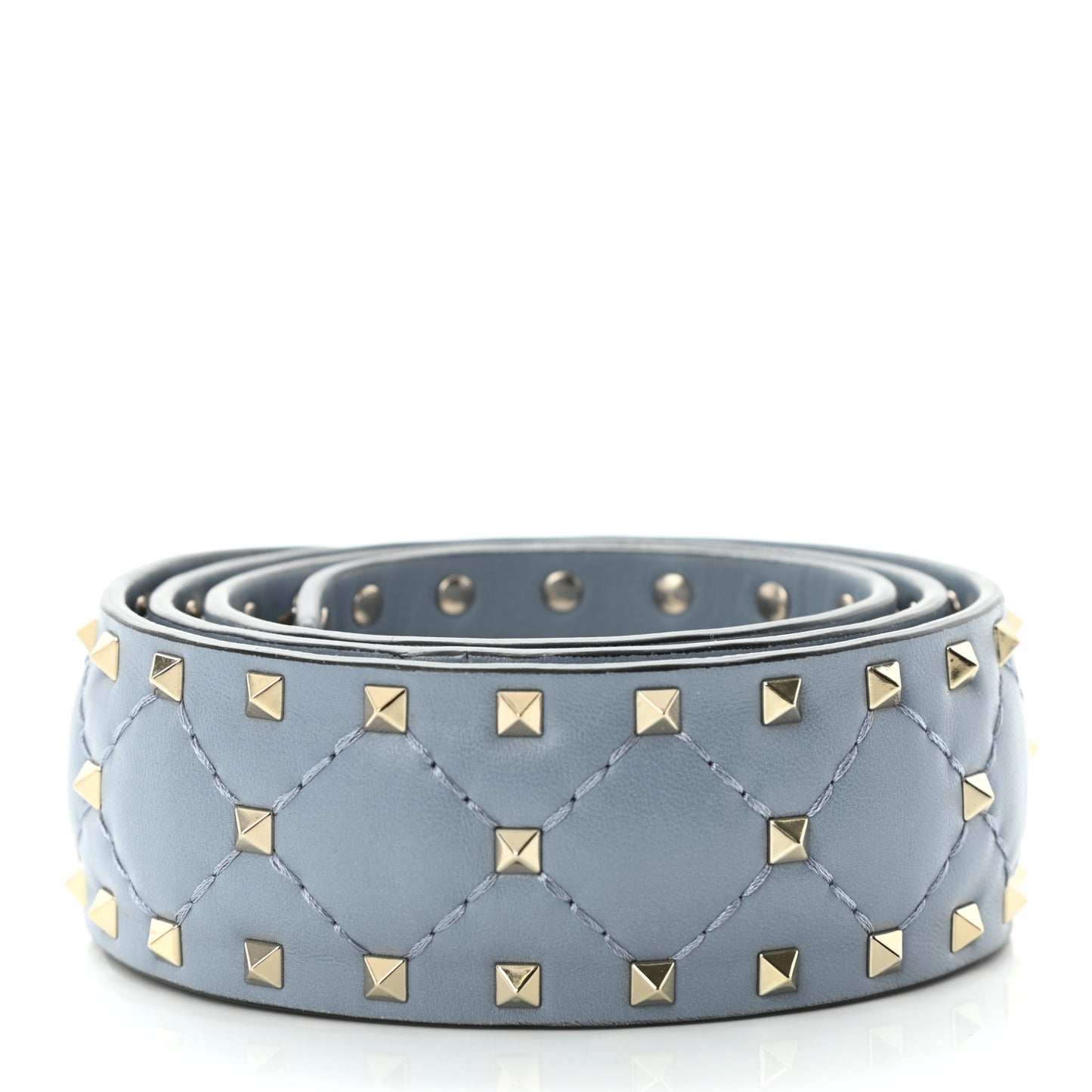 Nappa Free Rockstud Spike Shoulder Strap Aqua