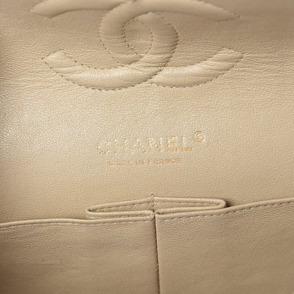Chanel Caviar Quilted Medium Double Flap Beige Clair 6 of 10