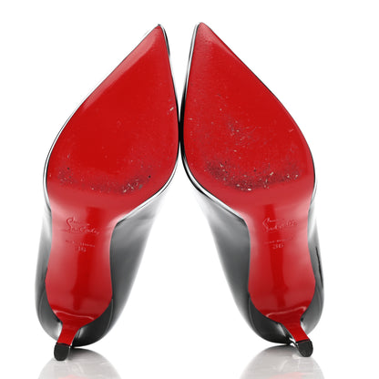 Christian Louboutin Patent Pigalle Plato 100 Pumps 36 Black 5 of 9