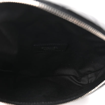 Chanel Calfskin Quilted Uniform Waist Belt Bag Black 4 of 10