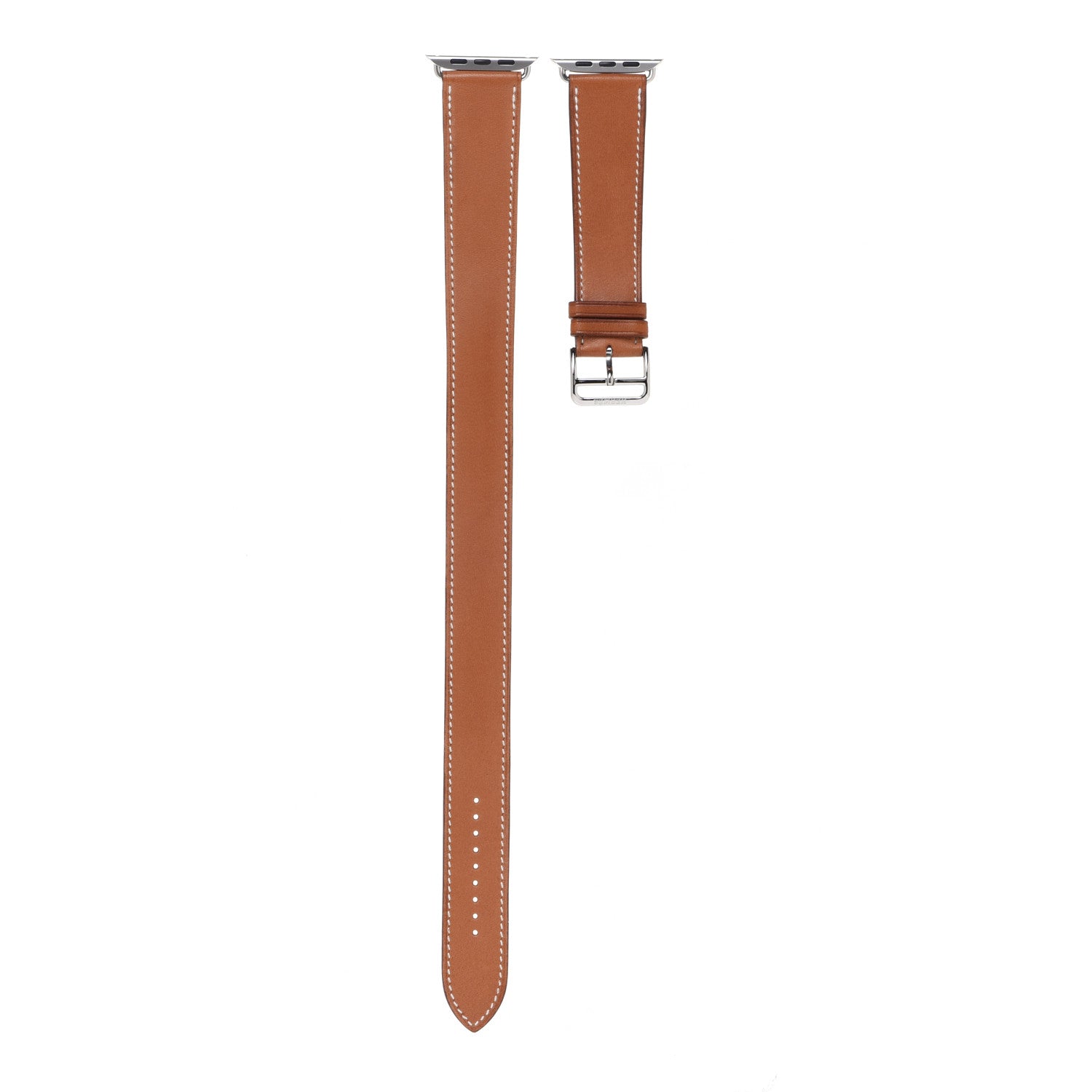 Hermes Swift 44mm Apple Watch Double Tour Band Gold 1 of 7