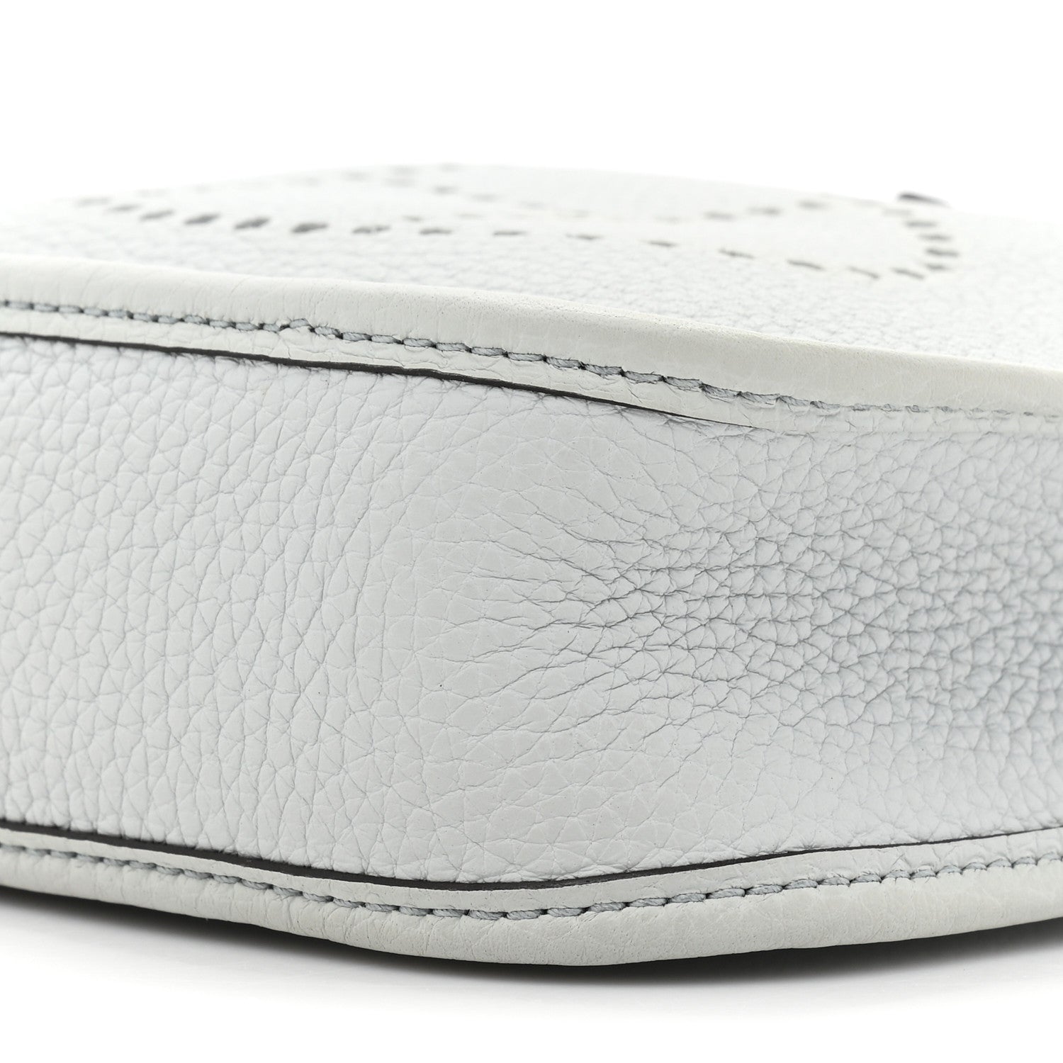 Hermes Taurillon Clemence Amazone Evelyne TPM Bleu Pale Etain 7 of 10