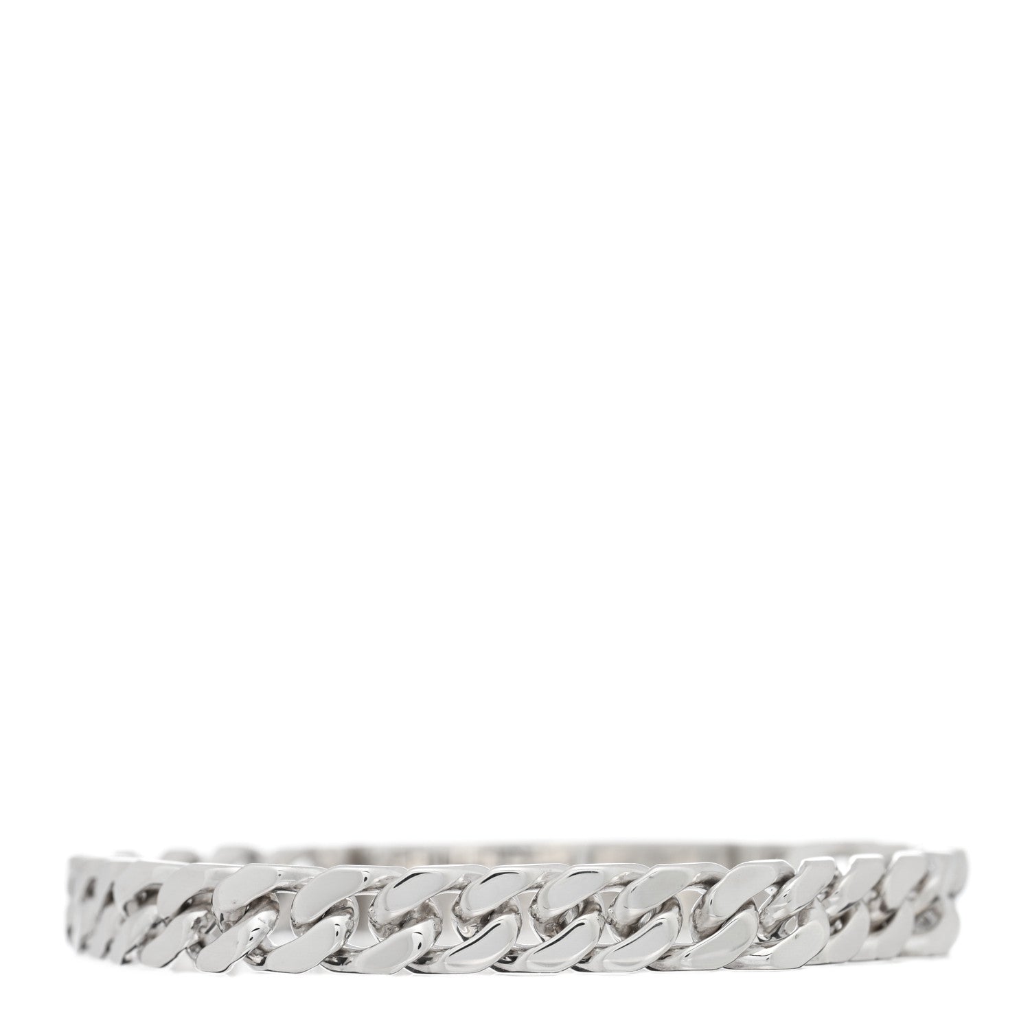 Hermes Sterling Silver TPM Kelly Gourmette Bracelet XS 2 of 4