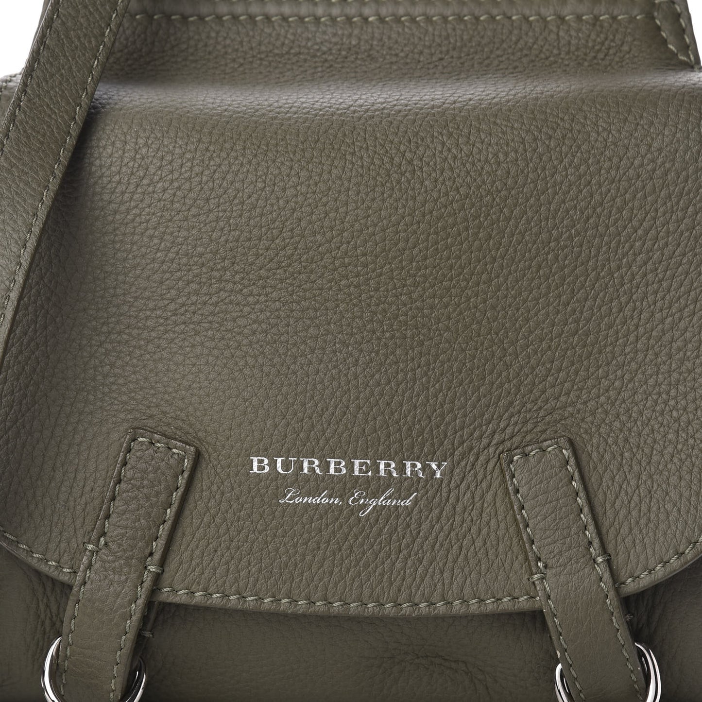 Soft Grain Calfskin Baby Bridle Saddle Bag Green