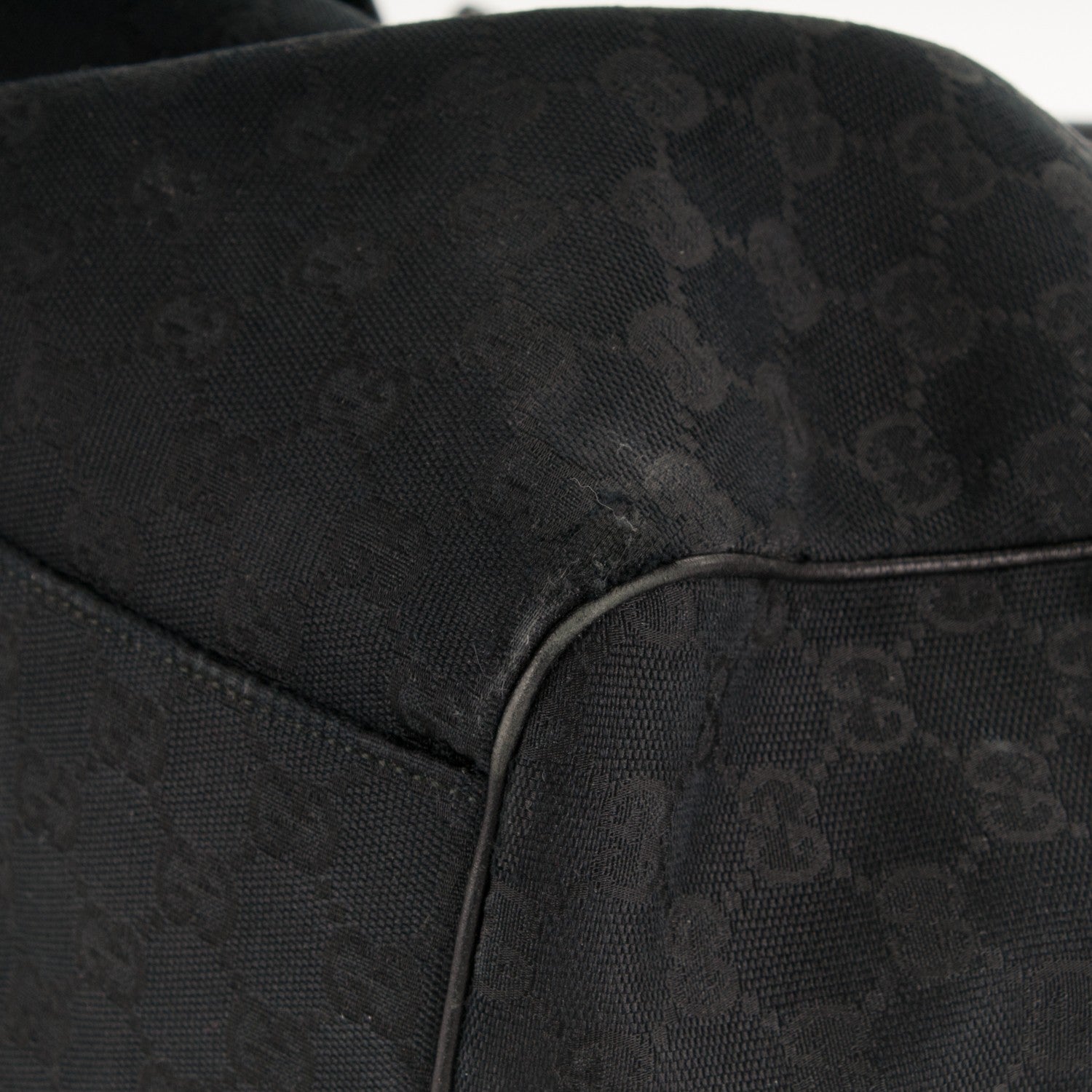 Gucci Monogram Large Sukey Tote Black 9 of 11