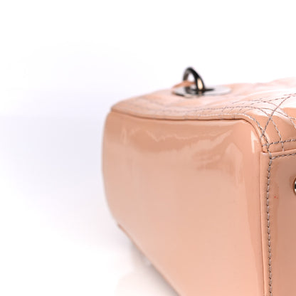 Christian Dior Patent Cannage Medium Lady Dior Light Pink 7 of 10