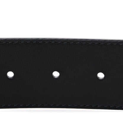 Louis Vuitton Calfskin 40mm LV Optic Reversible Belt 90 36 Black Anthracite Gray 3 of 5