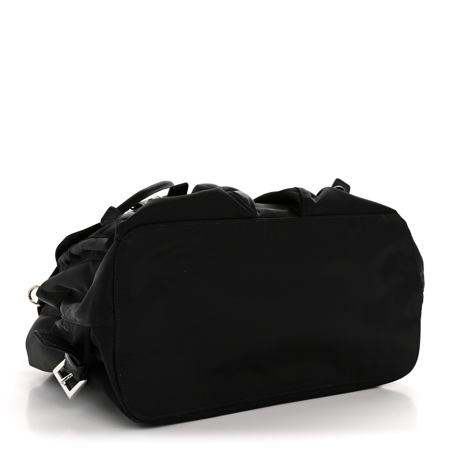 Prada Re-Nylon Vela Saffiano Medium Backpack Black 4 of 13