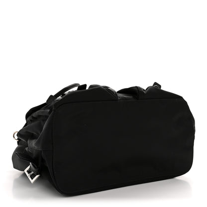 Prada Re-Nylon Vela Saffiano Medium Backpack Black 4 of 13