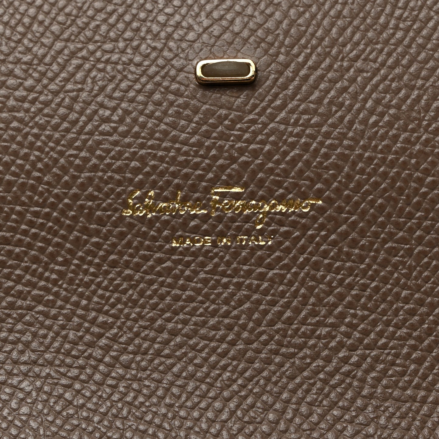 Hammered Calfskin Gancini Icona Mini Bag Beige