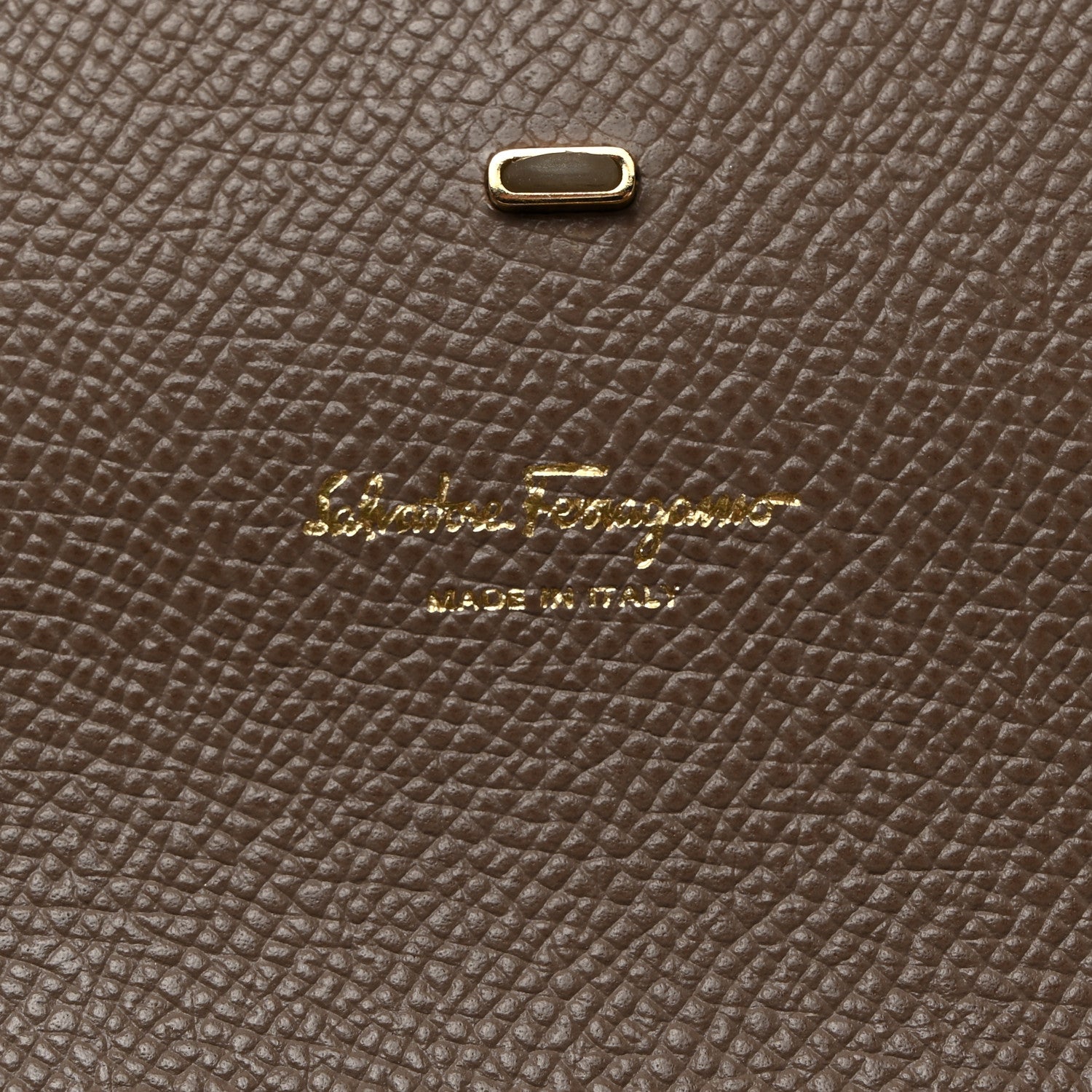 Salvatore Ferragamo Hammered Calfskin Gancini Icona Mini Bag Beige 9 of 19
