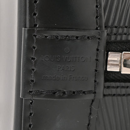 Louis Vuitton Epi Jacquard Alma BB Black 6 of 9