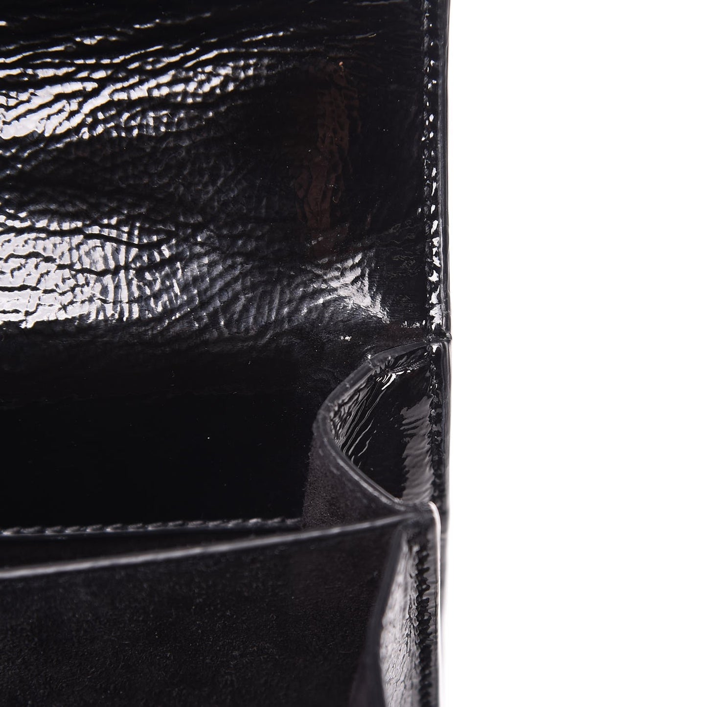 Patent Medium Monogram Sunset Black