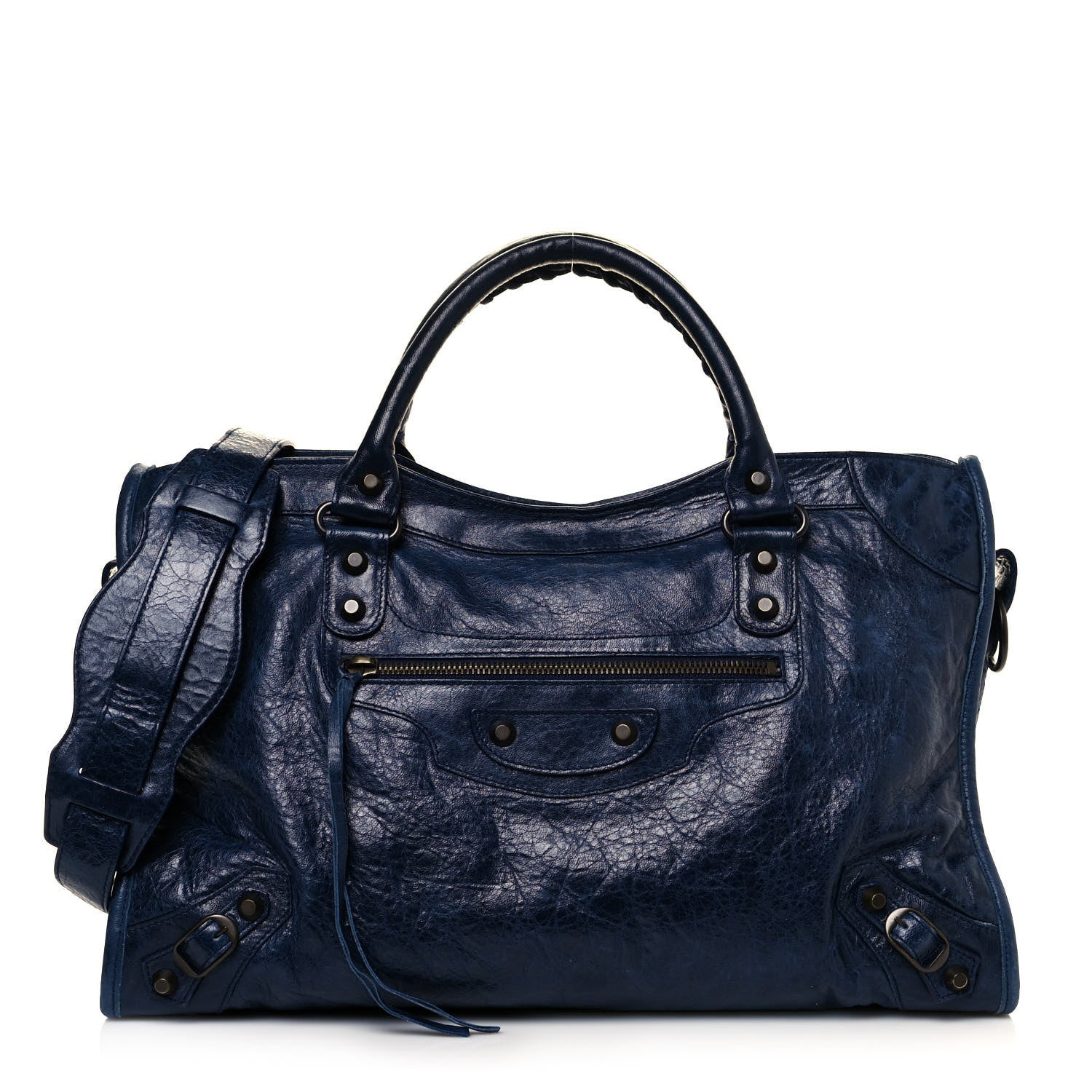 Balenciaga Agneau Classic Hardware City Marine 1 of 13