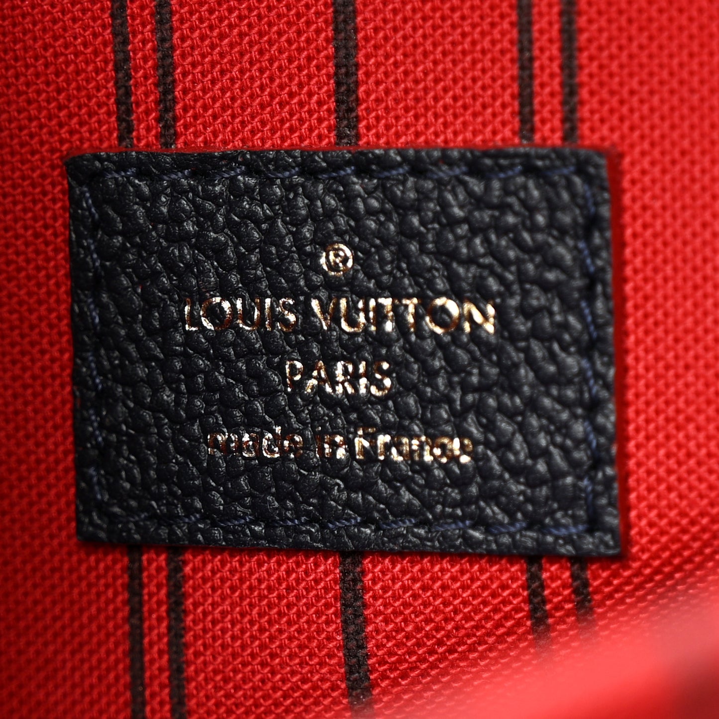 Empreinte Pochette Metis Marine Rouge