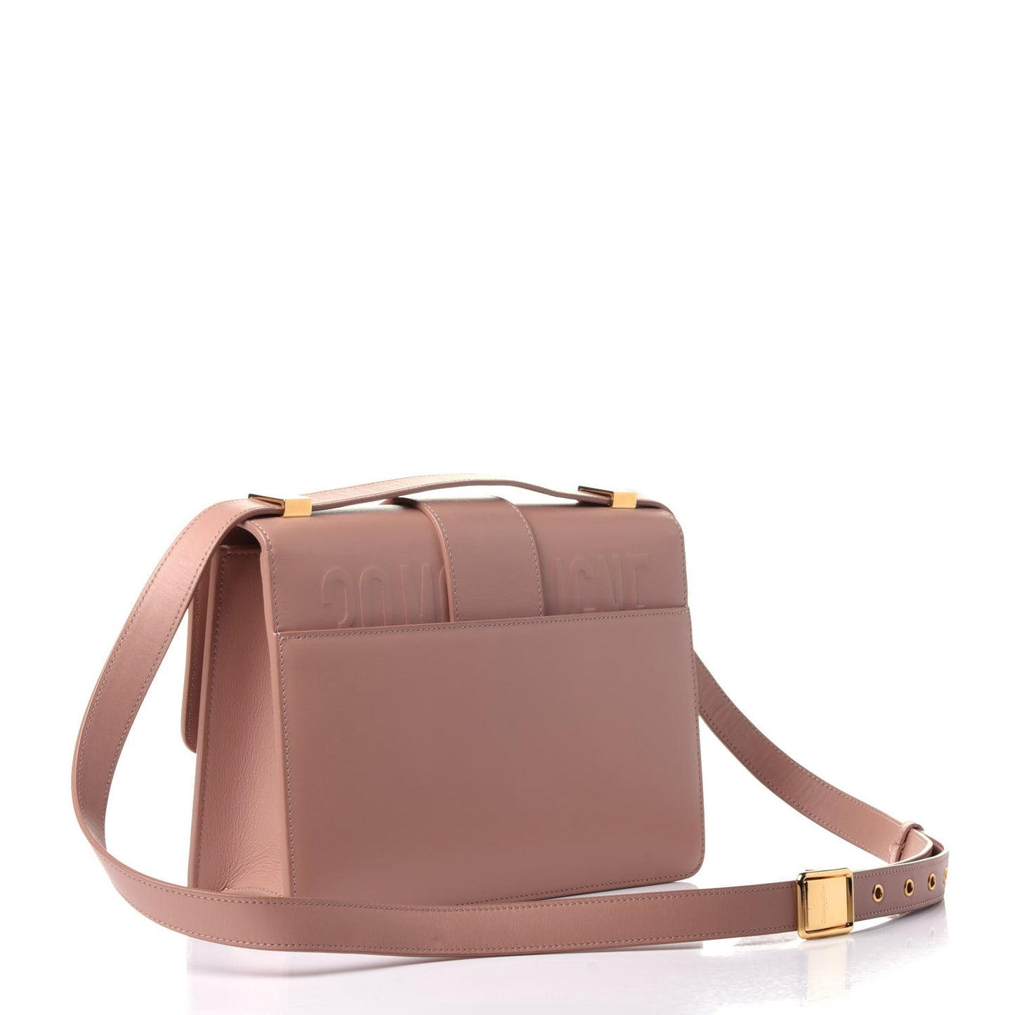 Calfskin 30 Montaigne Flap Bag Rose Des Vents