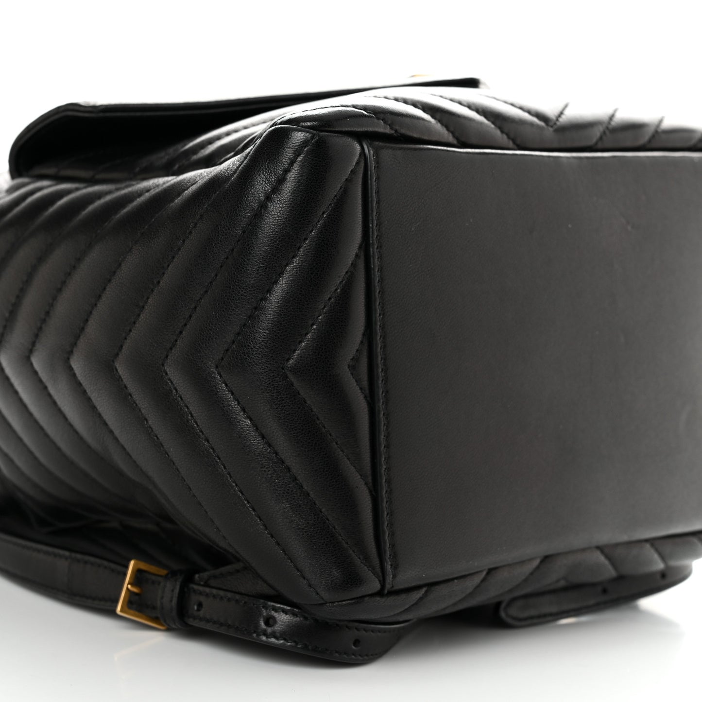 Lambskin Matelasse Monogram Joe Backpack Black
