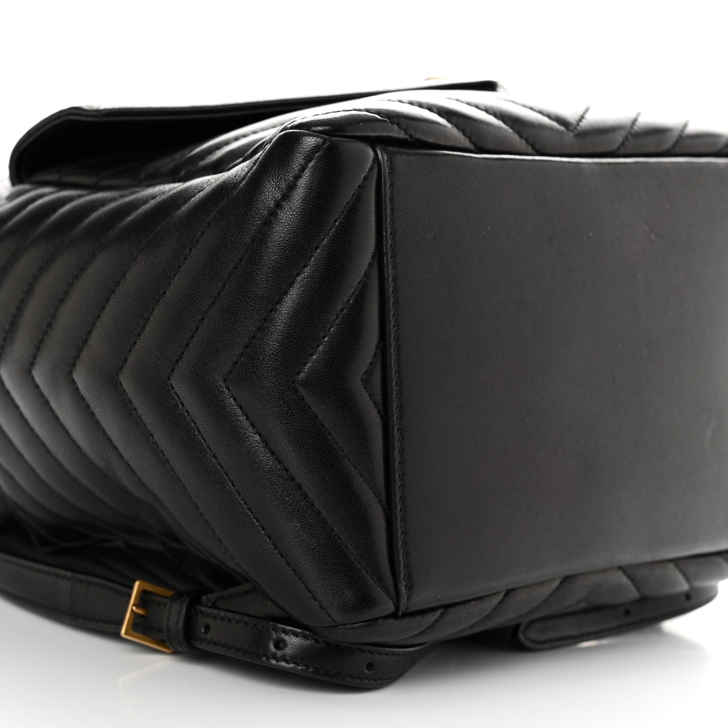 Saint Laurent Lambskin Matelasse Monogram Joe Backpack Black 9 of 11