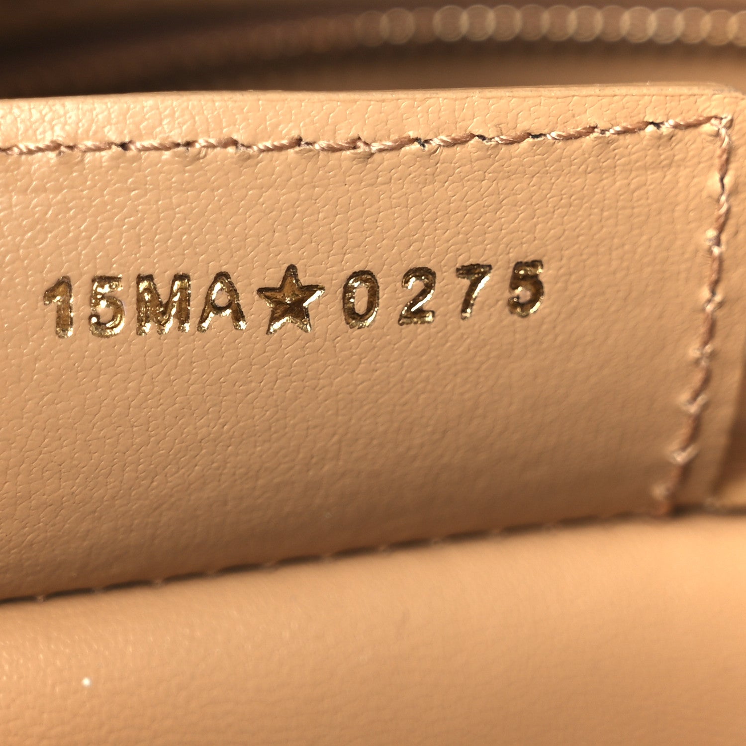 Christian Dior Calfskin Macrocannage Medium D-Motion Bag Light Gold 7 of 11