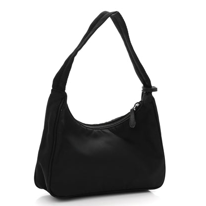 Prada Tessuto Nylon Mini Re-Edition 2000 Bag Black 3 of 10