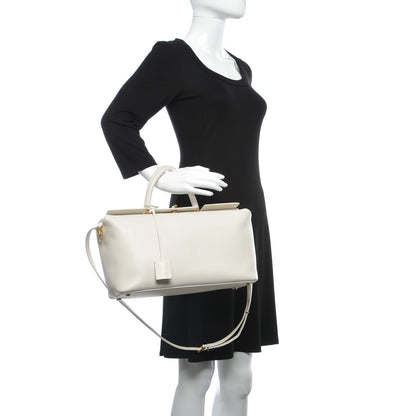 Tom Ford Calfskin Medium India Satchel Chalk 2 of 7