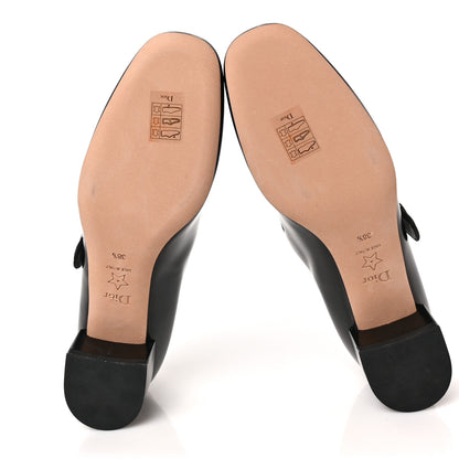 Christian Dior Brushed Calfskin Uniform 30mm Pumps 38.5 Black 5 of 8