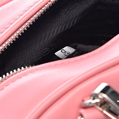Prada Soft Calfskin Monochrome Bowling Bag Petalo 6 of 9