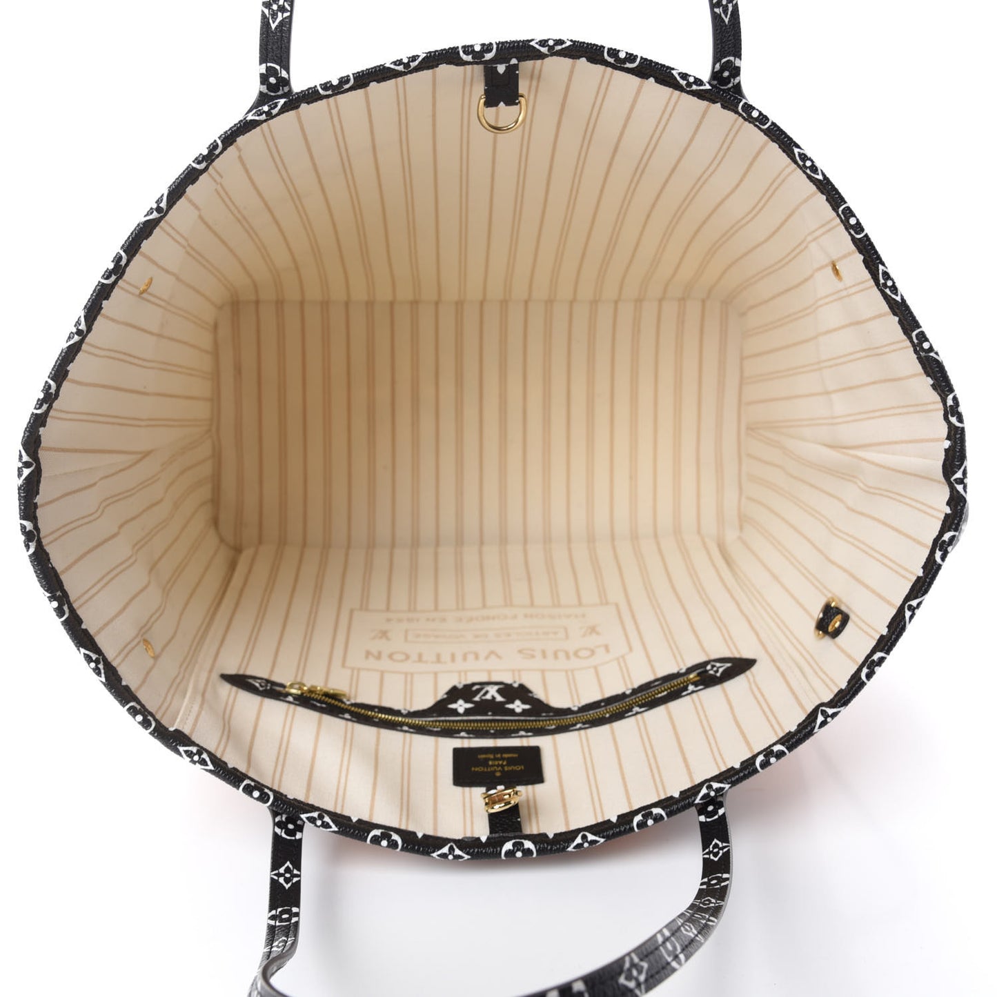 Monogram Giant Jungle Neverfull MM Ivory