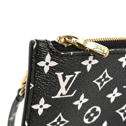 Louis Vuitton Monogram Giant Jungle Neverfull MM GM Pochette Black 8 of 13