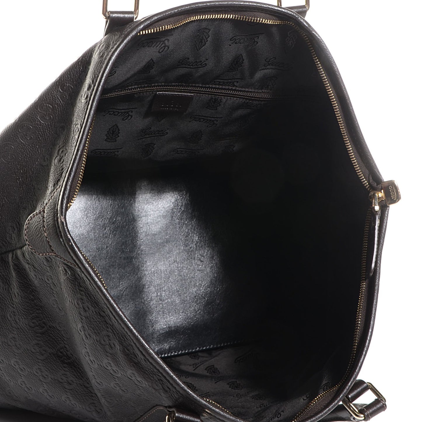 Guccissima Medium Joy Tote Bag Dark Brown