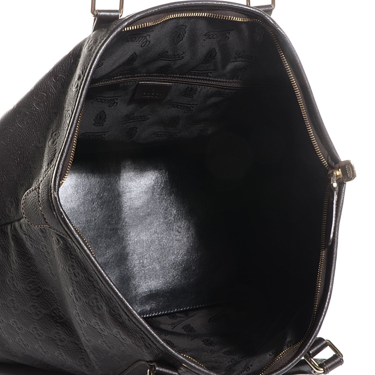 Gucci Guccissima Medium Joy Tote Bag Dark Brown 5 of 7