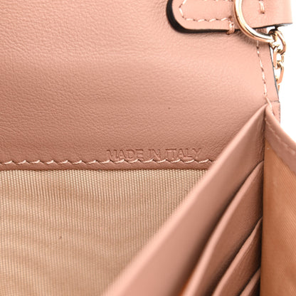 Valentino Garavani Vitello Rockstud Crossbody Wallet On Chain Skin Sorbet 8 of 10