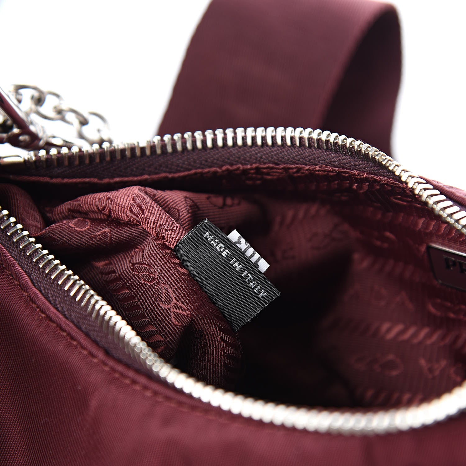 Prada Tessuto Nylon Re-Edition 2005 Shoulder Bag Granato 7 of 11