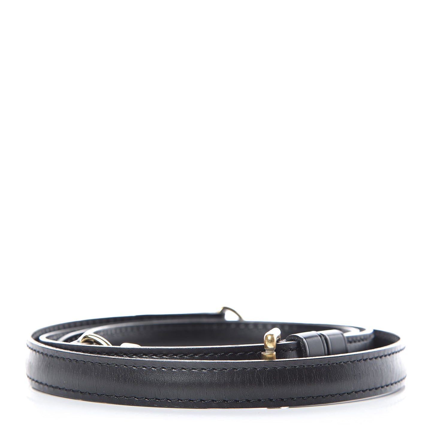 Calfskin 16mm Adjustable Shoulder Strap Black