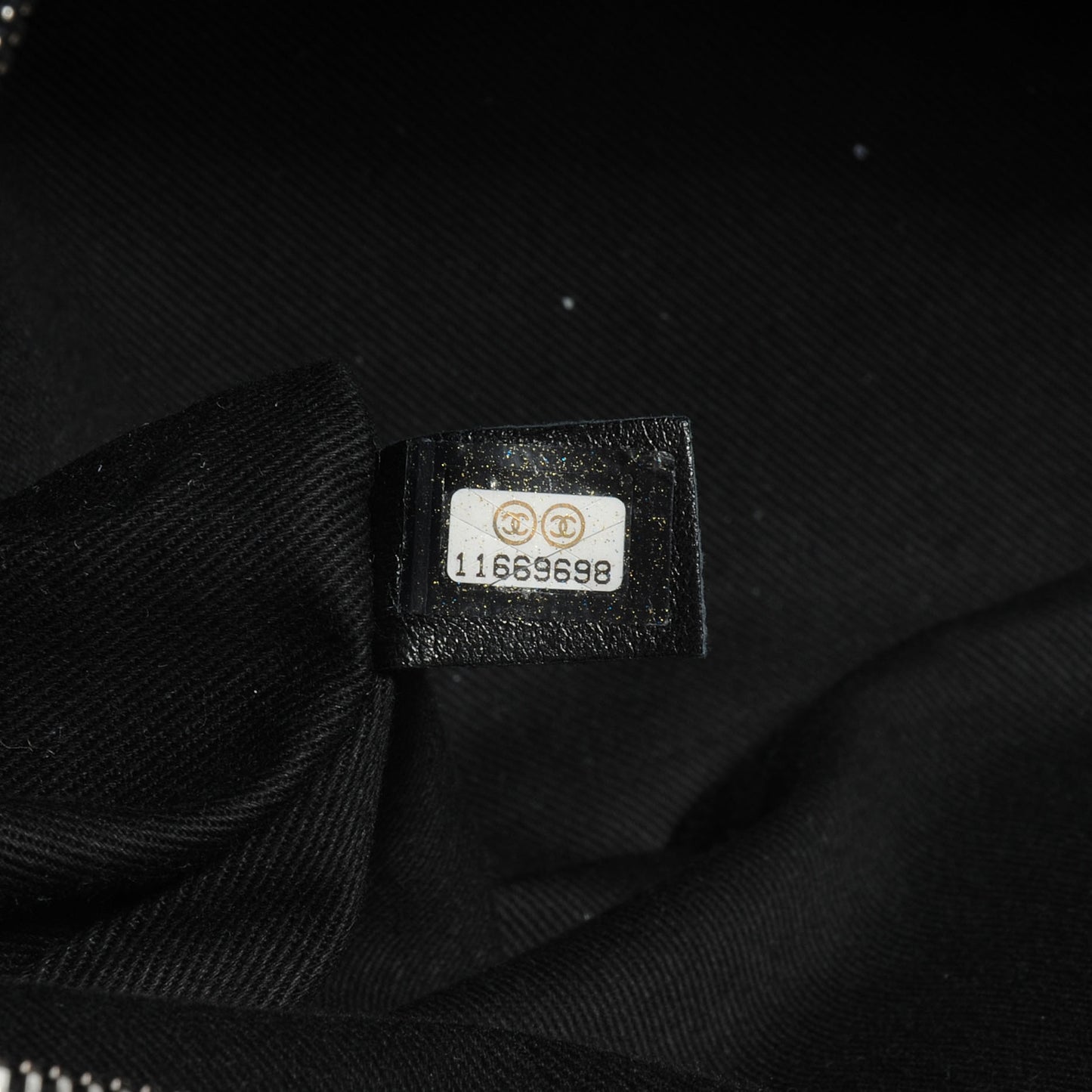 Calfskin Small Diamond Stitch Tote Black