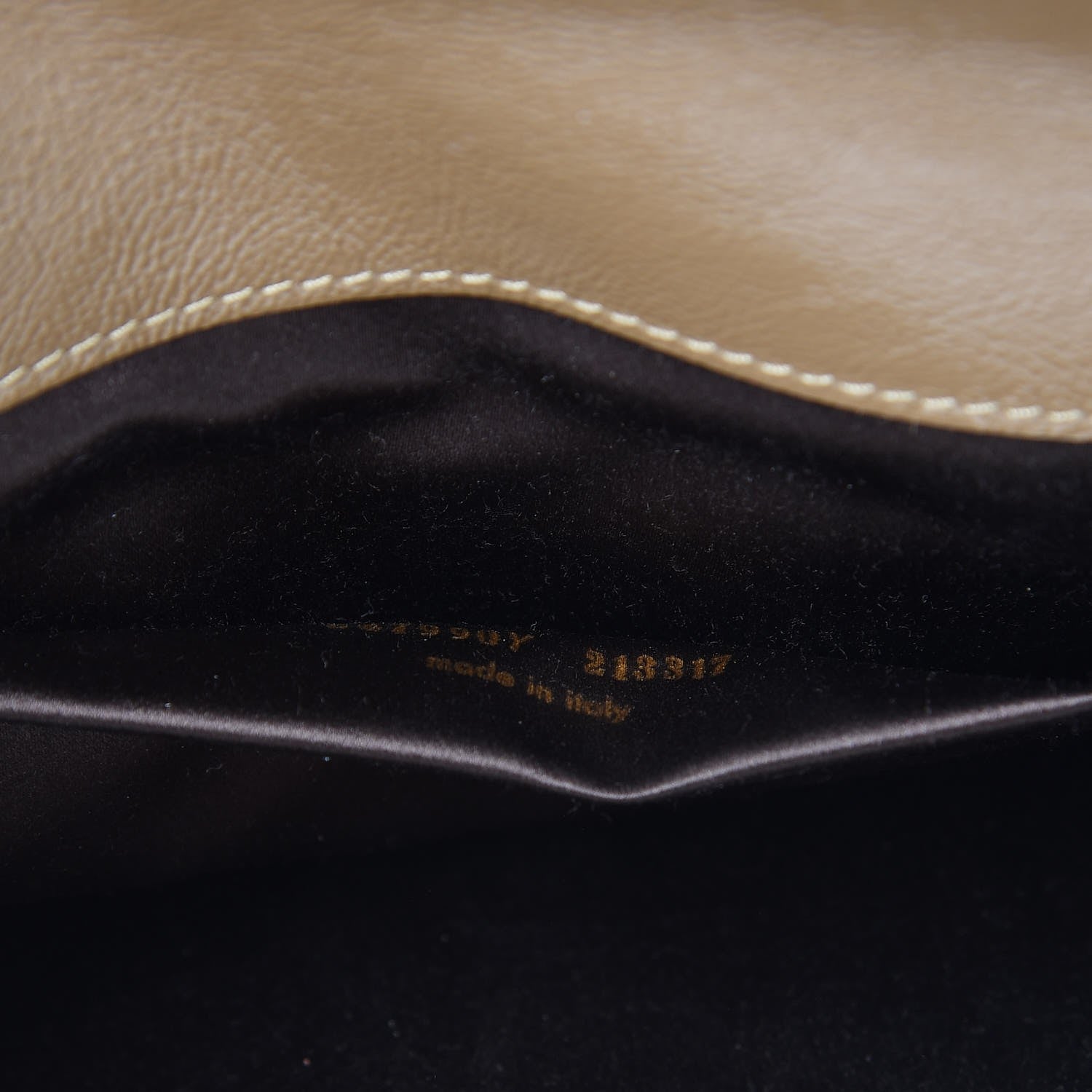 Saint Laurent Textured Patent Monogram Large Belle De Jour Clutch Nude 7 of 7