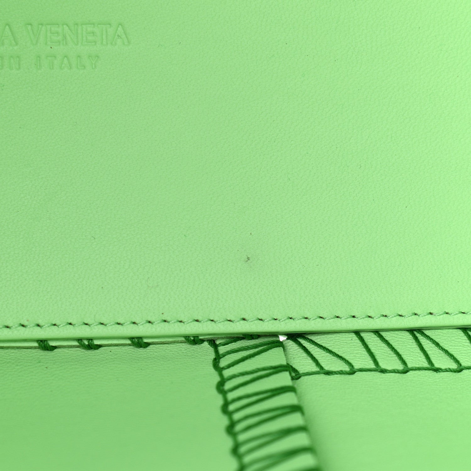 Bottega Veneta Nappa Maxi Intrecciato Overlock Stitched Small Arco Tote Wasabi Parakeet 11 of 11