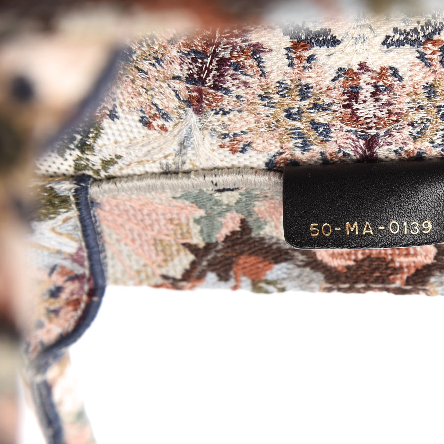 Canvas Embroidered KaleiDioroscopic Book Tote Multicolor