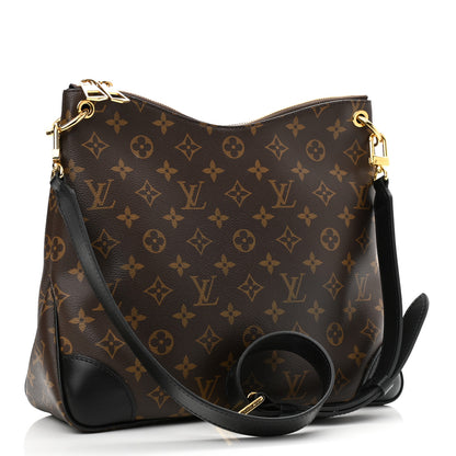 Louis Vuitton Monogram Odeon MM Black 3 of 12
