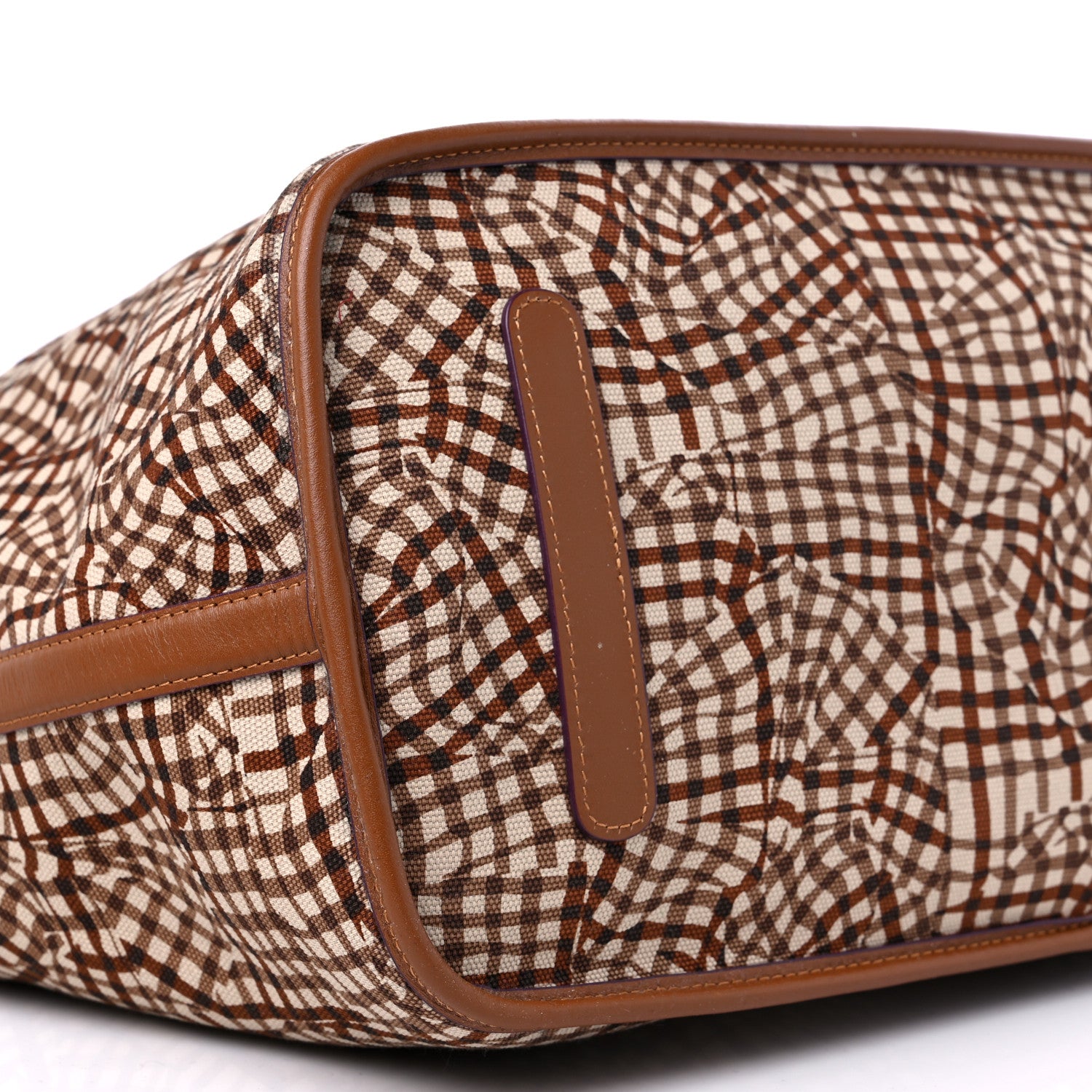 MCM Visetos Large Liz Reversible Shopper Tote Cognac 12 of 14