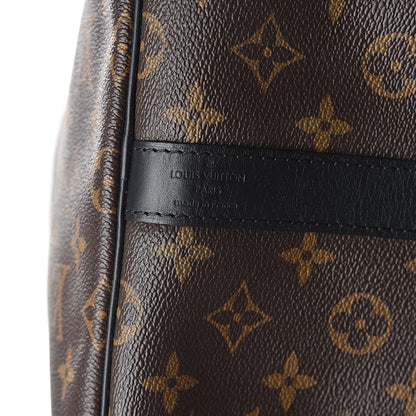 Louis Vuitton Monogram Macassar Keepall Bandouliere 55 10 of 10