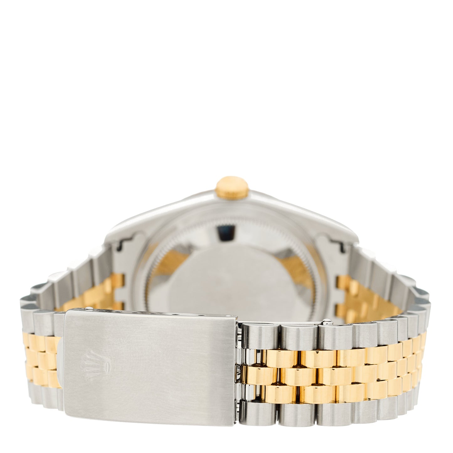 Stainless Steel 18K Yellow Gold 36mm Oyster Perpetual Datejust Watch Champagne 16233