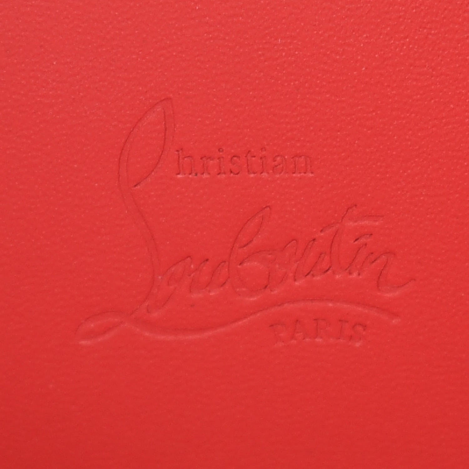 Christian Louboutin Calfskin Loubinthesky Panettone Coin Purse Ballerina 8 of 10