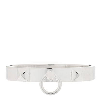 Hermes Sterling Silver PM Collier De Chien Bracelet ST 1 of 4