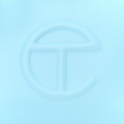 Telfar Vegan Leather Small Shopping Bag Pool Blue 8 of 12
