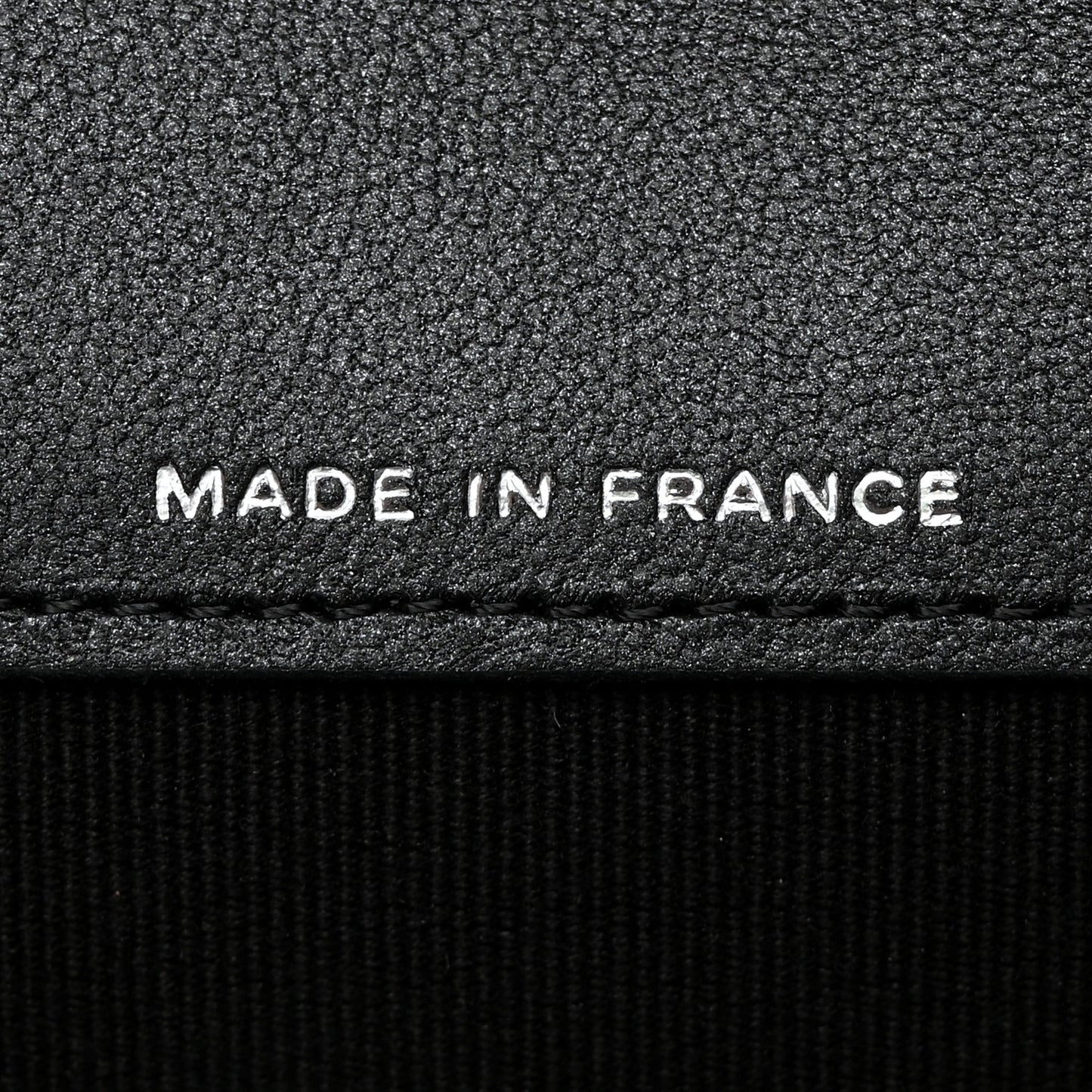 Pearly Lambskin Quilted Flap Card Holder Wallet So Black